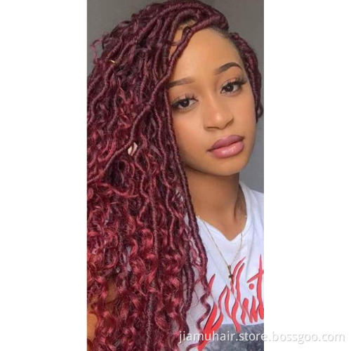Synthetic Crochet Braids Hair Passion Twist River Goddess locs Braiding Hair Extension